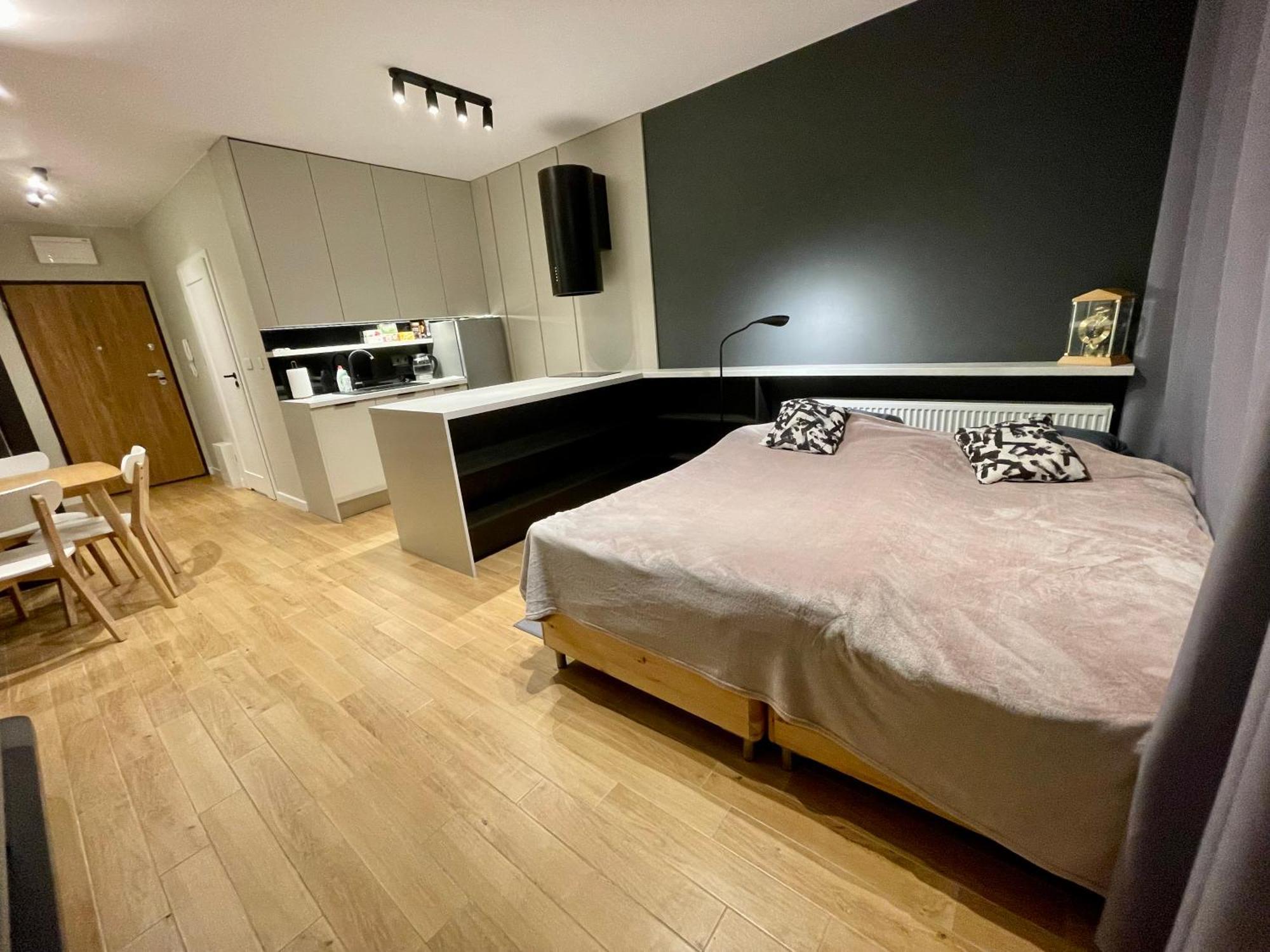 바르샤바 Time&House Pileckiego Przy Centrum Onkologi I Klinice Novum Apartament Na Wylacznosc Pokoj,Sypialnia,Lozko, Lazienka,Kuchnia 아파트 외부 사진